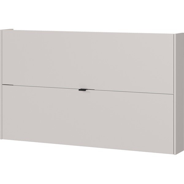 Kremowa uchylna/wisząca szafka na buty w dekorze dębu 140x83x18 cm Ameca – Germania