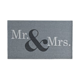 Szara wycieraczka Zala Living Design Mr. & Mrs., 50x70 cm