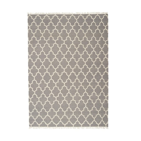 Wełniany dywan Arifa Light Grey, 140x200 cm
