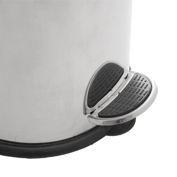 Kosz na śmieci ze stali nierdzewnej z pedałem 3 l – Orion-image-1