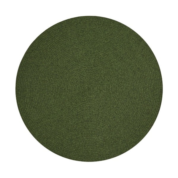 Zielony okrągły dywan odpowiedni na zewnątrz ø 150 cm – NORTHRUGS