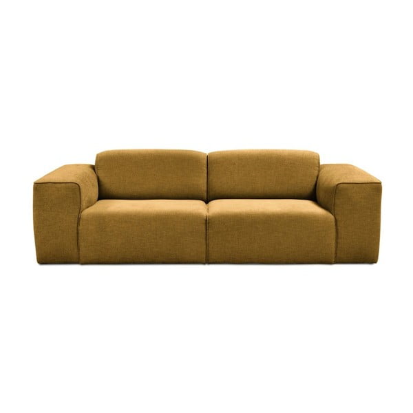 Żółta sofa 3-osobowa Cosmopolitan Design Phoenix