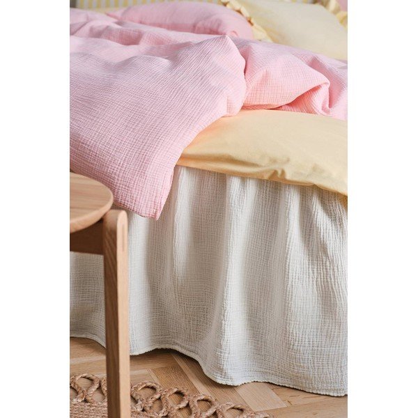 Kremowa narzuta muślinowa 180x200 cm Amilia – Jotex-image-1