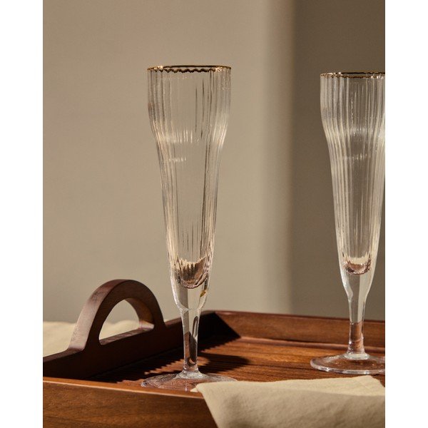 Kieliszek do szampana 190 ml Ayan – Kave Home-image-2