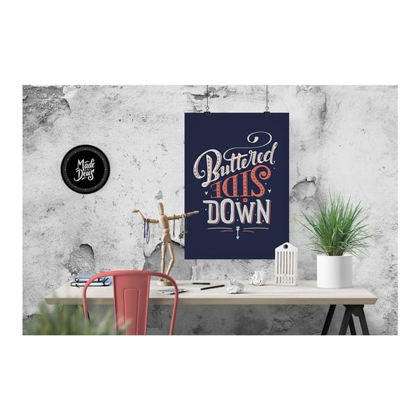 Plakat Buttered Side Down, A3-image-1
