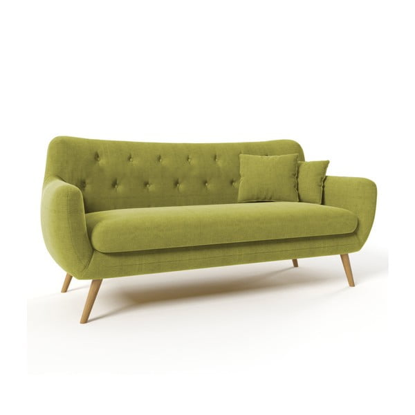 Zielona sofa trzyosobowa Wintech Lagos Awilla