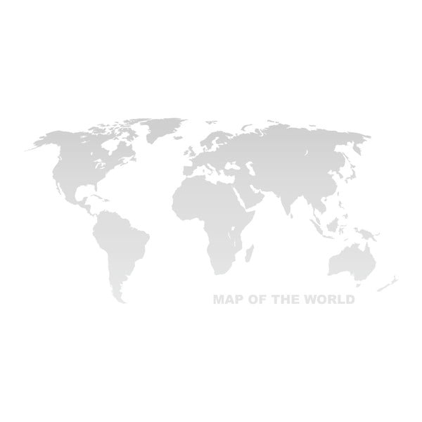 Ścienna mapa świata na płótnie Tomasucci World, 80x160 cm
