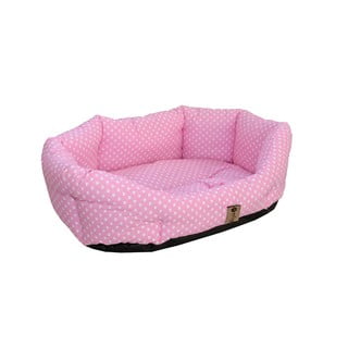 Różowe bawełniane legowisko 50x40 cm Pinky – Petsy