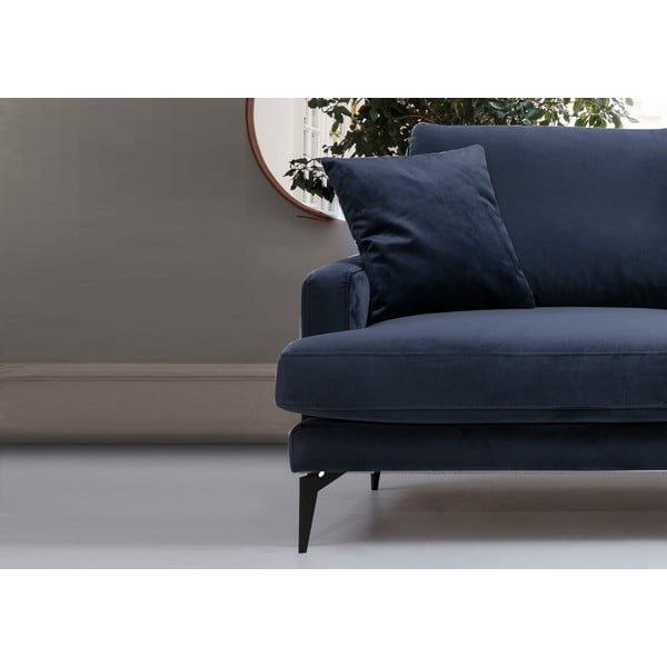 Ciemnoniebieska sofa 175 cm Papira – Balcab Home-image-4