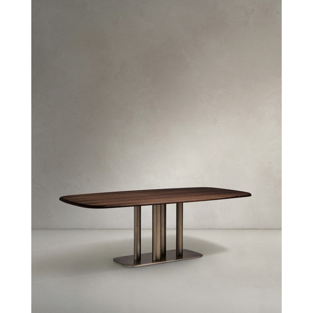 Stół w dekorze orzecha 100x180 cm Melvar – Kave Home (zdjęcie 4)
