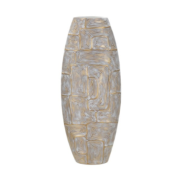 Wazon z żywicy polimerowej w kolorze złota (wysokość 59,5 cm) Eclips – Mauro Ferretti