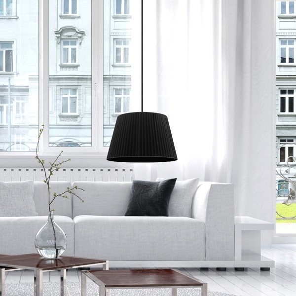 Czarna lampa Sotto Luce KAMI, Ø 36 cm-image-1