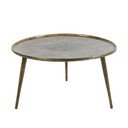 Metalowy okrągły stolik w kolorze brązu ø 67,5 cm Babina – Light & Living