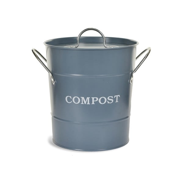 Niebieski kompostownik z pokrywką Garden Trading Compost, 3,5 l