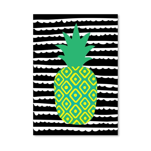 Plakat Striped Pineapple