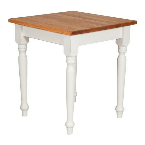 Biały stolik drewniany Biscottini Lala
