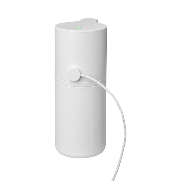 Biały automatyczny plastikowy dozownik do płynu dezynfekującego 260 ml Fineo – Blomus-image-3