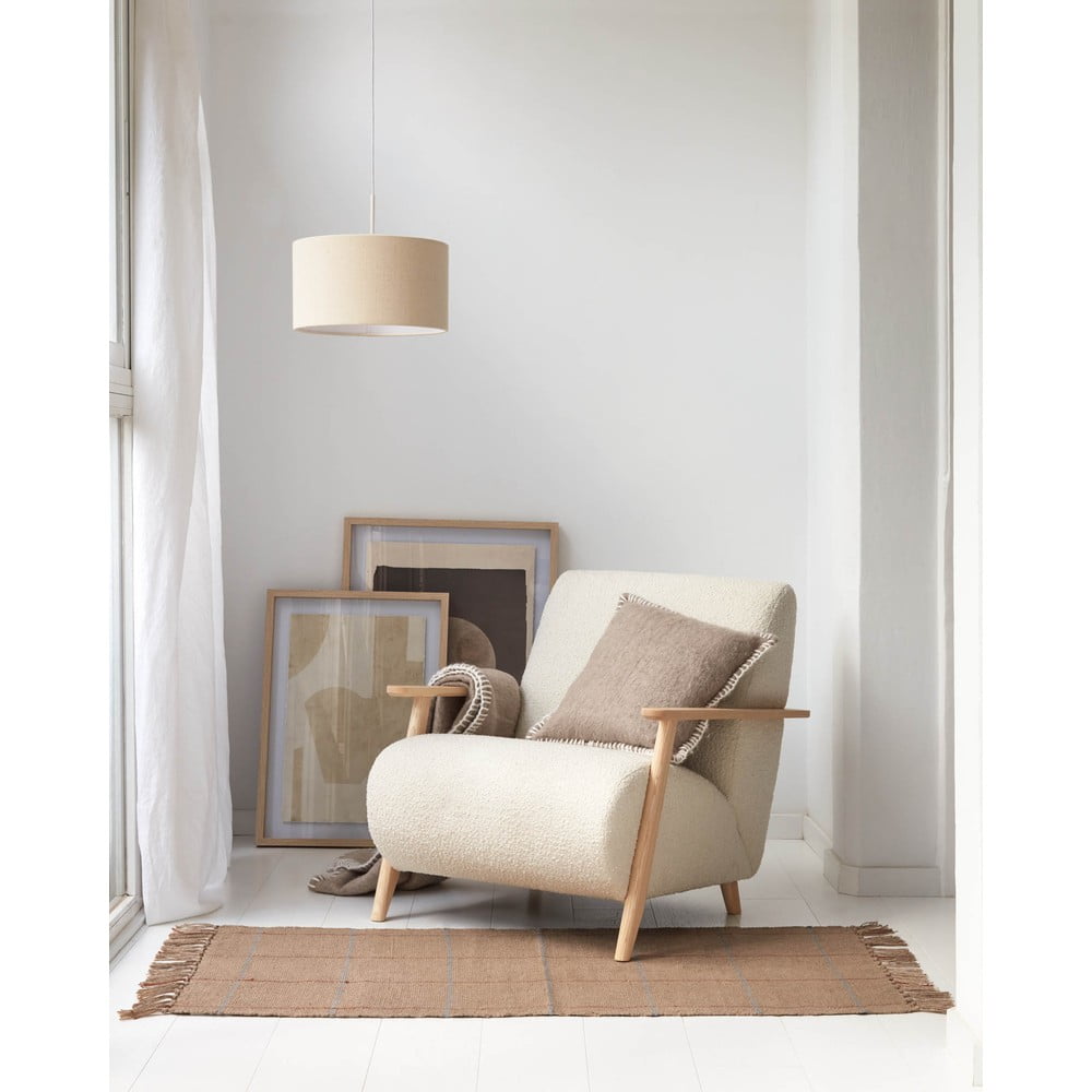 Kremowy abażur ø 40 cm Nazli – Kave Home (zdjęcie 3)