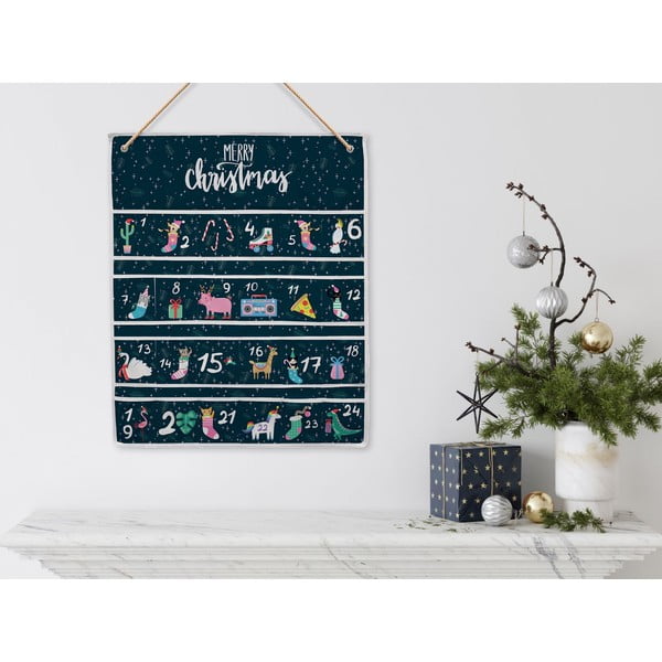 Bawełniany kalendarz adwentowy Butter Kings Santa Dinosaur-image-2