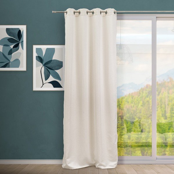 Zasłona żakardowa w beżowo-złotym kolorze 140x260 cm Lluvia – Casa Selección-image-1