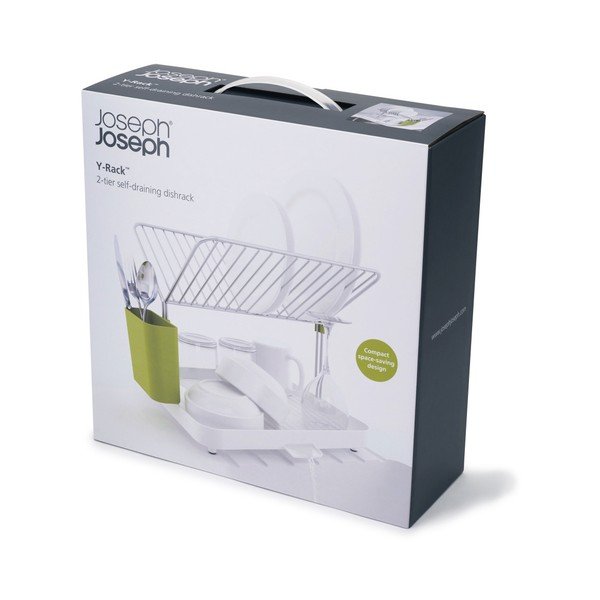 Zielono-biały ociekacz do naczyń Joseph Joseph Y-Rack-image-1