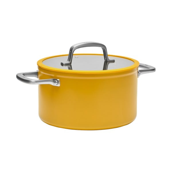 Garnek z pokrywką/z powłoką ceramiczną odpowiedni na indukcję 5,5 l Meda 3.0 – FABINI