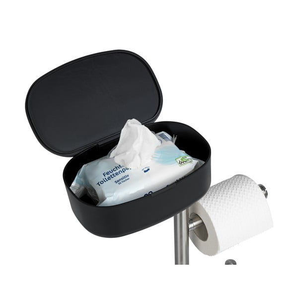 Nierdzewny stojak do WC z półką Wenko Rivazza-image-4