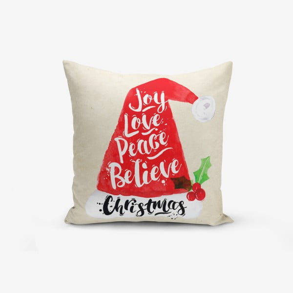 Poszewka na poduszkę z domieszką bawełny Minimalist Cushion Covers Christmas Sapka, 45x45 cm