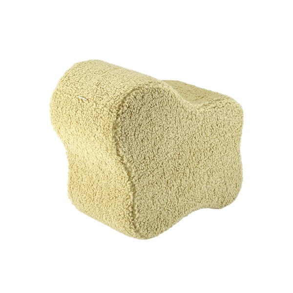 Zielony puf dziecięcy z materiału bouclé Cloud – Wigiwama-image-2