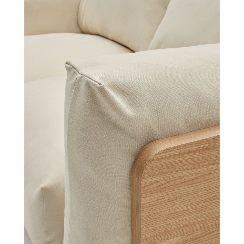 Beżowa sofa 225 cm Oaq – Kave Home (zdjęcie 6)