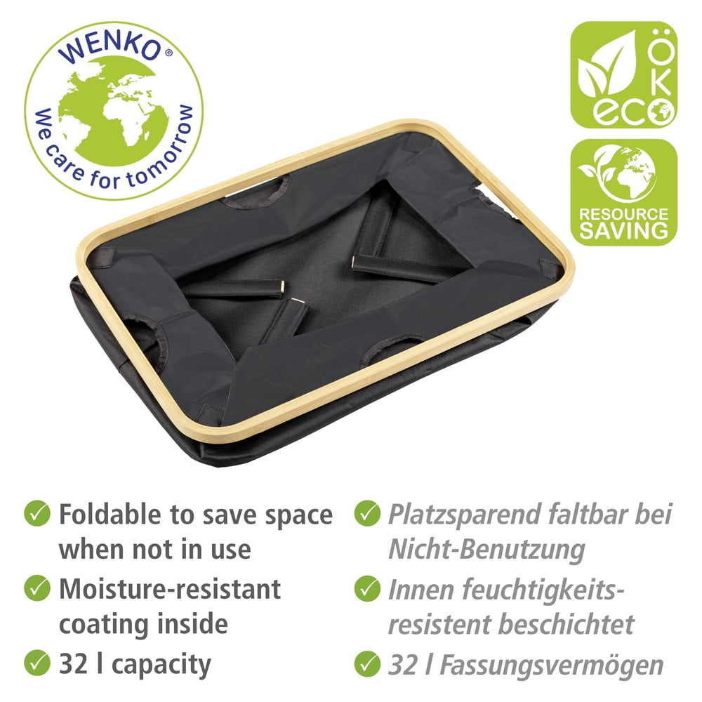 Tekstylny kosz na pranie 32 l Ecori – Wenko (zdjęcie 10)