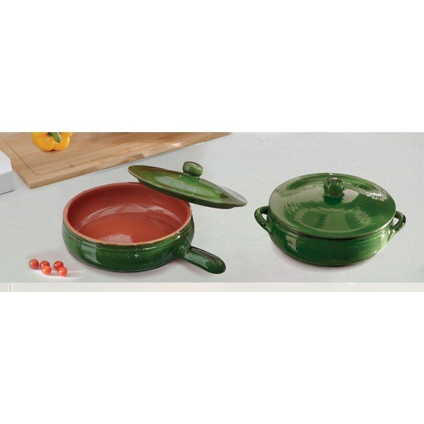 Garnek ceramiczny z pokrywką 2 l – Brandani-image-1