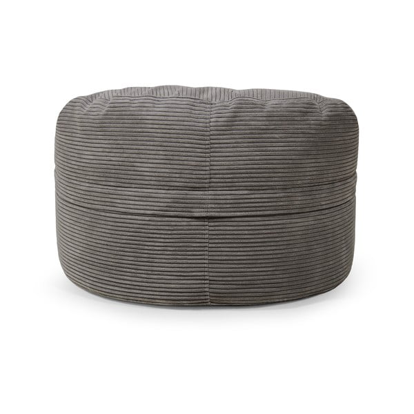 Brązowy sztruksowy dziecięcy worek do siedzenia Roll 80 – SLOWDOWN-image-4