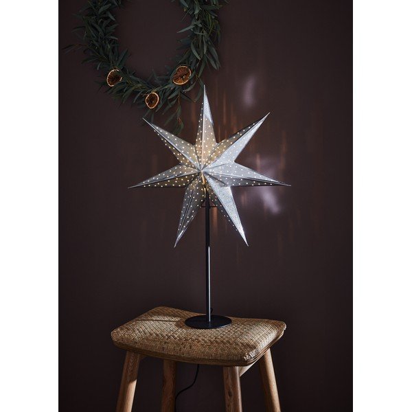 Dekoracja świetlna w kolorze srebra ze świątecznym motywem ø 45 cm Glitter – Markslöjd-image-1