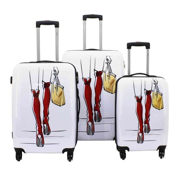 Zestaw 3 walizek na kółkach Friedrich Lederwaren Fashionista