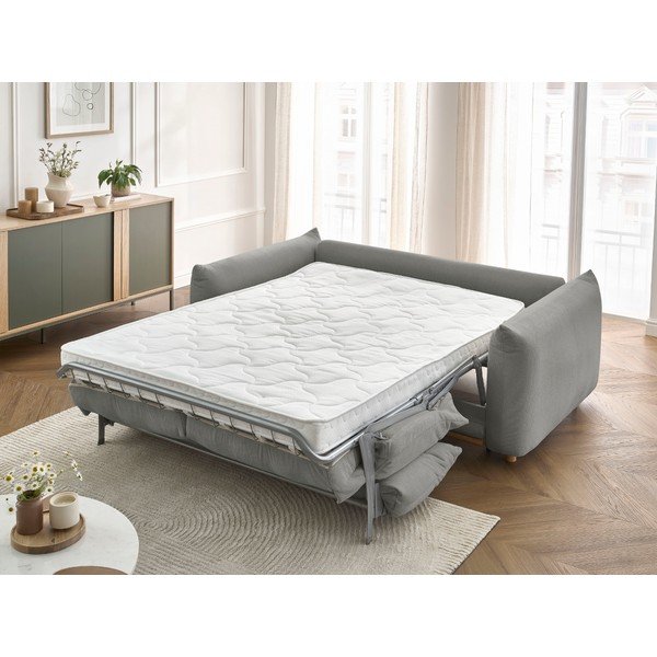 Szara rozkładana sofa 214 cm Ernest – Bobochic Paris-image-1