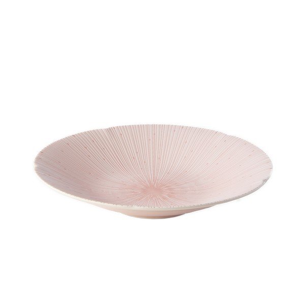 Różowy ceramiczny talerz do makaronu ø 24,5 cm ICE PINK – MIJ
