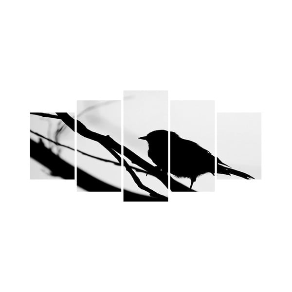 Wieloczęściowy obraz Black&White no. 43, 100x50 cm