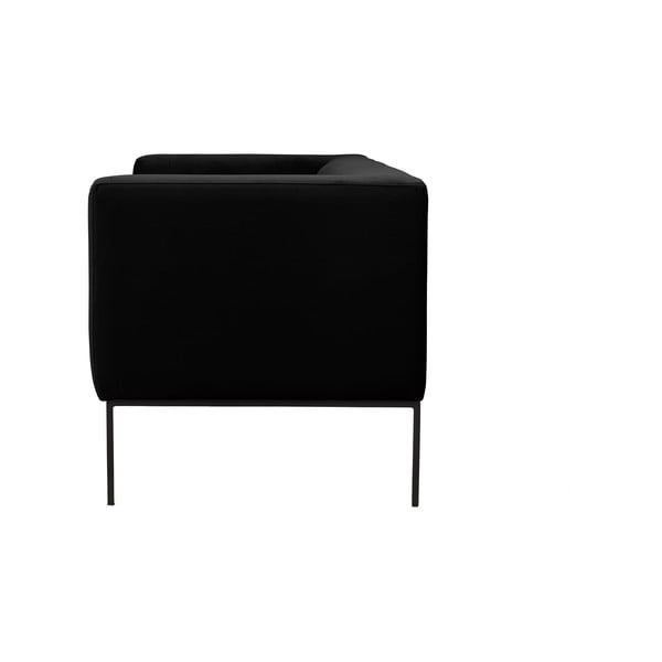 Czarna sofa Windsor & Co Sofas Neptune, 195 cm-image-3