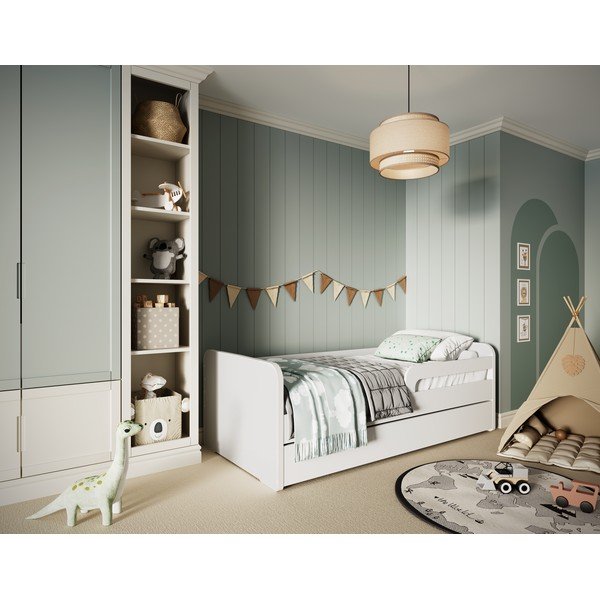 Białe łóżko dziecięce ze stelażem 80x200 cm Duuli – ELTAP-image-3