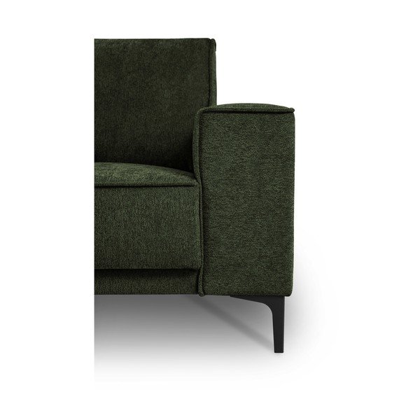 Zielony narożnik z tkaniny szenilowej (lewostronny/z szezlongiem) Copenhagen – Scandic-image-4