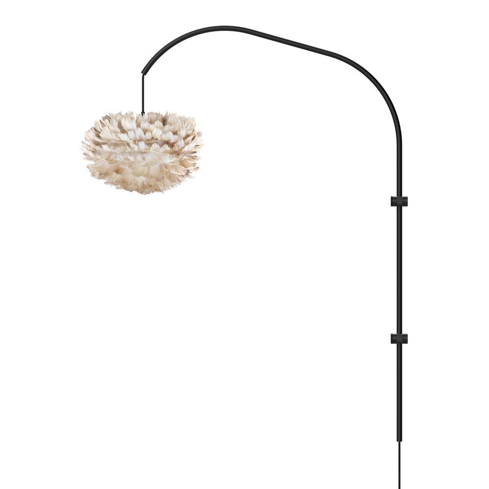 Czarny metalowy stojak na lampę 123 cm Willow – UMAGE (zdjęcie 3)