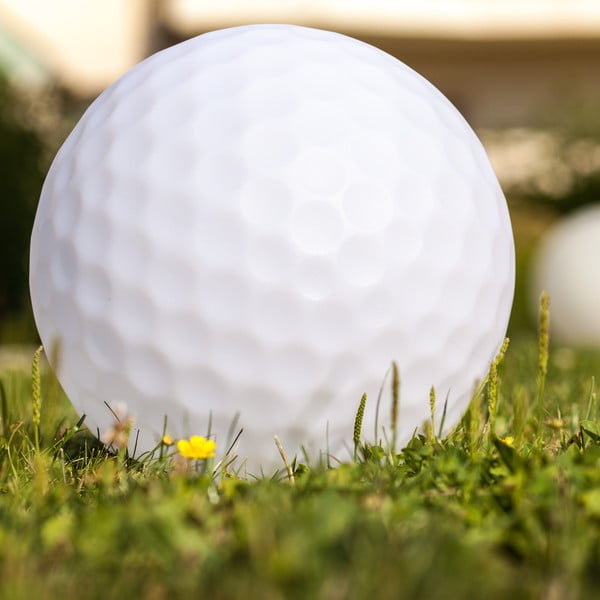 Nastrojowa lampa ogrodowa Golfball, 50 cm