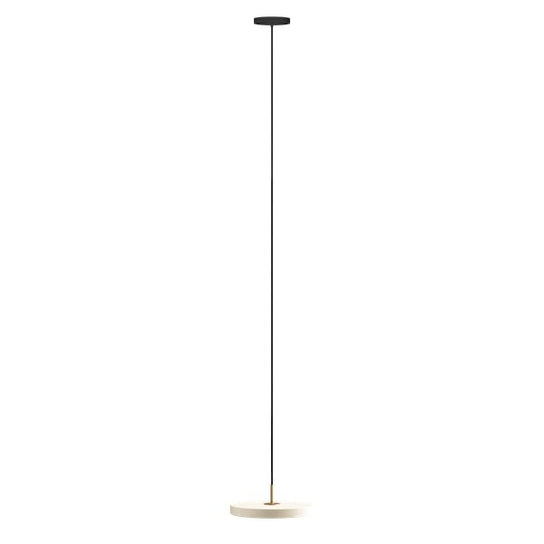 Kremowa lampa wisząca LED ze ściemniaczem i metalowym kloszem ø 31 cm Asteria Plus Mini – UMAGE-image-3
