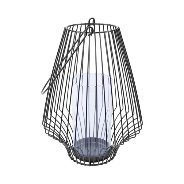Metalowy lampion (wysokość 34 cm) – Ego Dekor