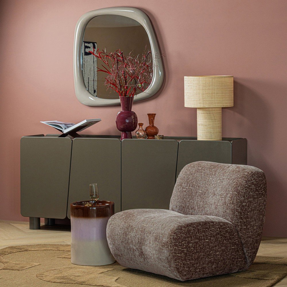 Okrągły stolik ceramiczny ø 35 cm Ollo – WOOOD (zdjęcie 3)