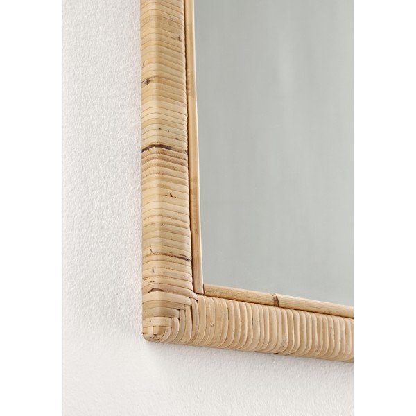 Lustro z rattanową ramą ścienne 50x70 cm Hakima – Bizzotto-image-1