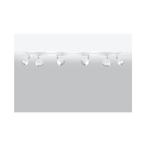 Biała lampa sufitowa Sollux Ollo Seis-image-2