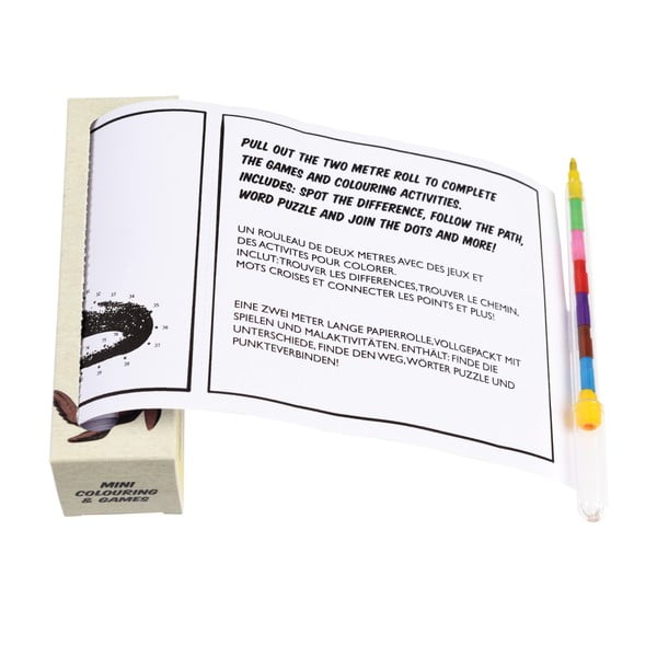 Podróżny zestaw kolorowanek i rebusów dla dzieci Rex London Prehistoric-image-4
