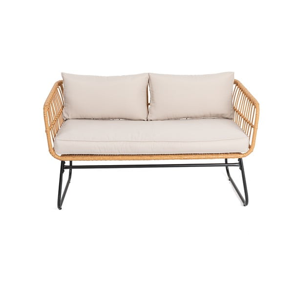 Sofa ogrodowa ze sztucznego rattanu Bonami Essentials Vistdal